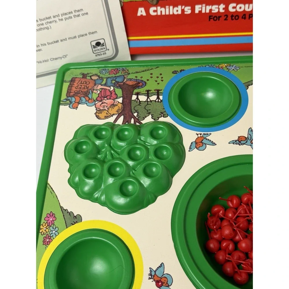 Vintage 1985 - Hi Ho! Cherry-O Kids Counting Game by Golden - 100% Complete